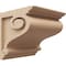 Ekena Millwork 8"W x 8"D x 8"H Wide Scroll Rough Cedar Woodgrain TimberThane Corbel, Primed Tan CORUR08X08X08SCRRCPR - alternate 1